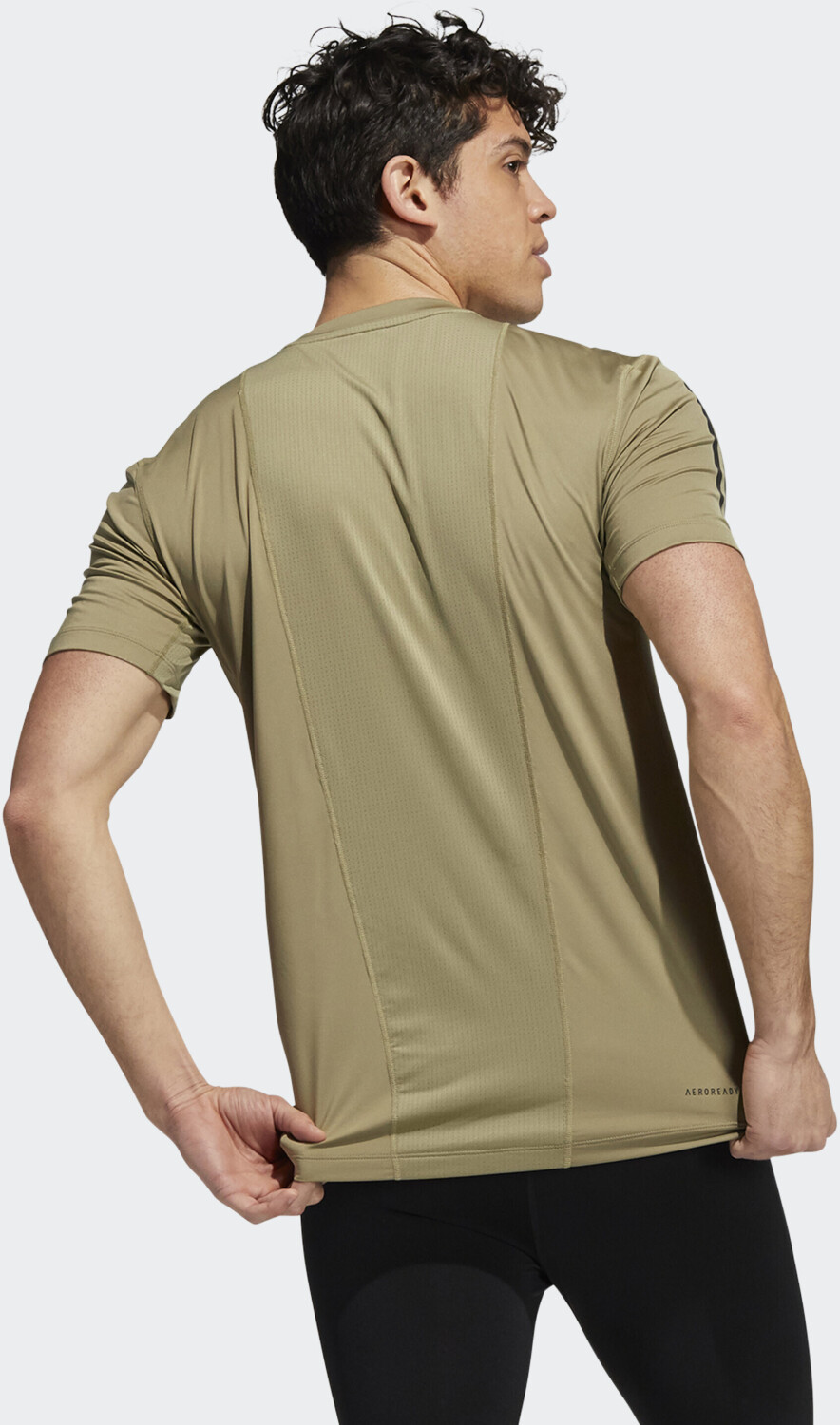 Adidas Techfit 3-Stripes Fitted T-Shirt orbit green (H08800) desde 26,99 â¬ | Compara precios en 