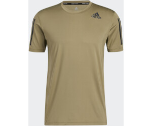 adidas Techfit 3-Streifen Training T-Shirt in Grün für Herren Herren Bekleidung T-Shirts Kurzarm T-Shirts 