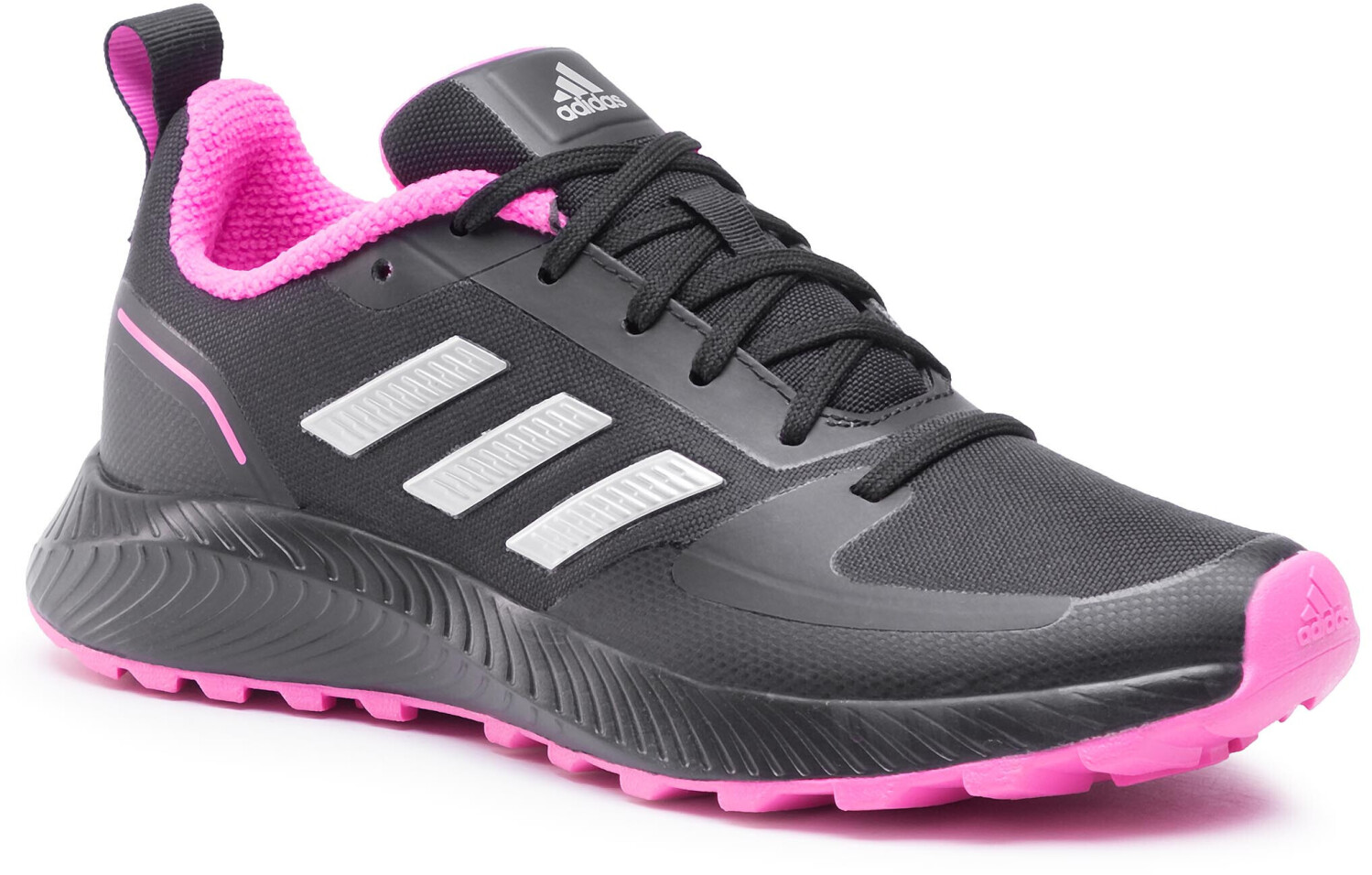 Image of Adidas RunFalcon 2.0 TR Women core black/silver metallic/screaming pink