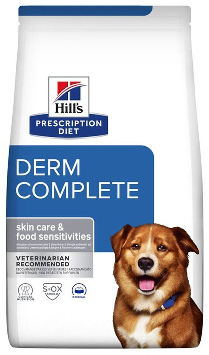 Hill's Prescription Diet Canine Derm Complete Skin Care & Food Sensitivities 12kg