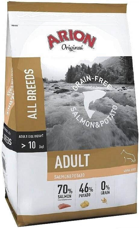 Arion Original Grain-free Salmon & Potato 12 kg