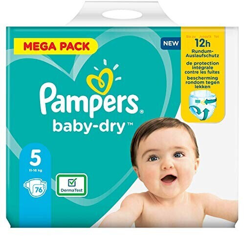 Pampers Couches Baby Dry Junior taille 5