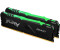 Kingston FURY Beast RGB Kit 32 Go deux barrettes DDR4-3600 CL18 (KF436C18BBAK2/32)