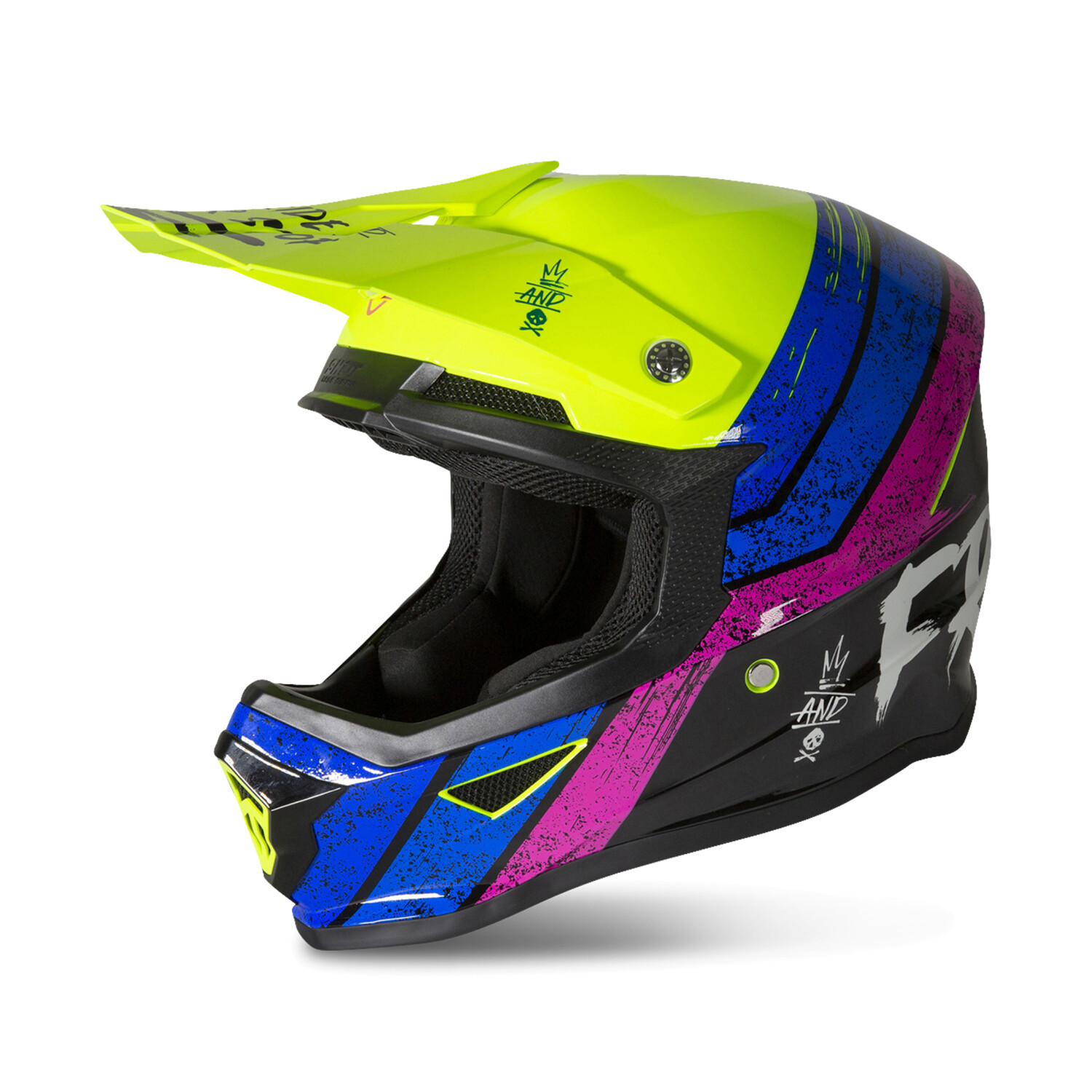 Freegun Stripes Neon Yellow Glossy