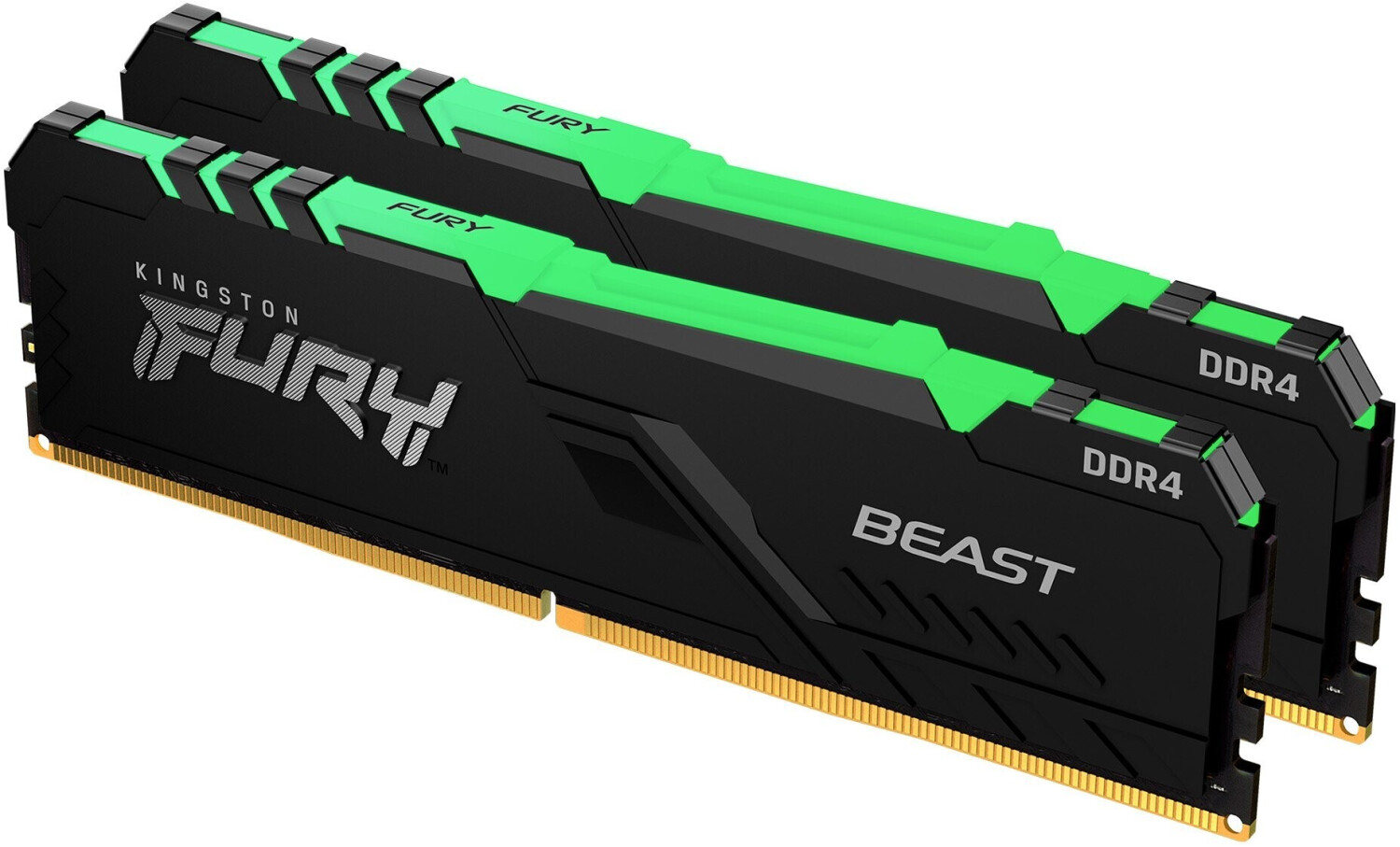 Soldes Kingston FURY Beast RGB 16 Go DDR4-3200 CL16 (KF432C16BBAK2/16) 2024  au meilleur prix sur
