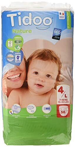 Tidoo Nature T4 (7-18 kg) 50 couches