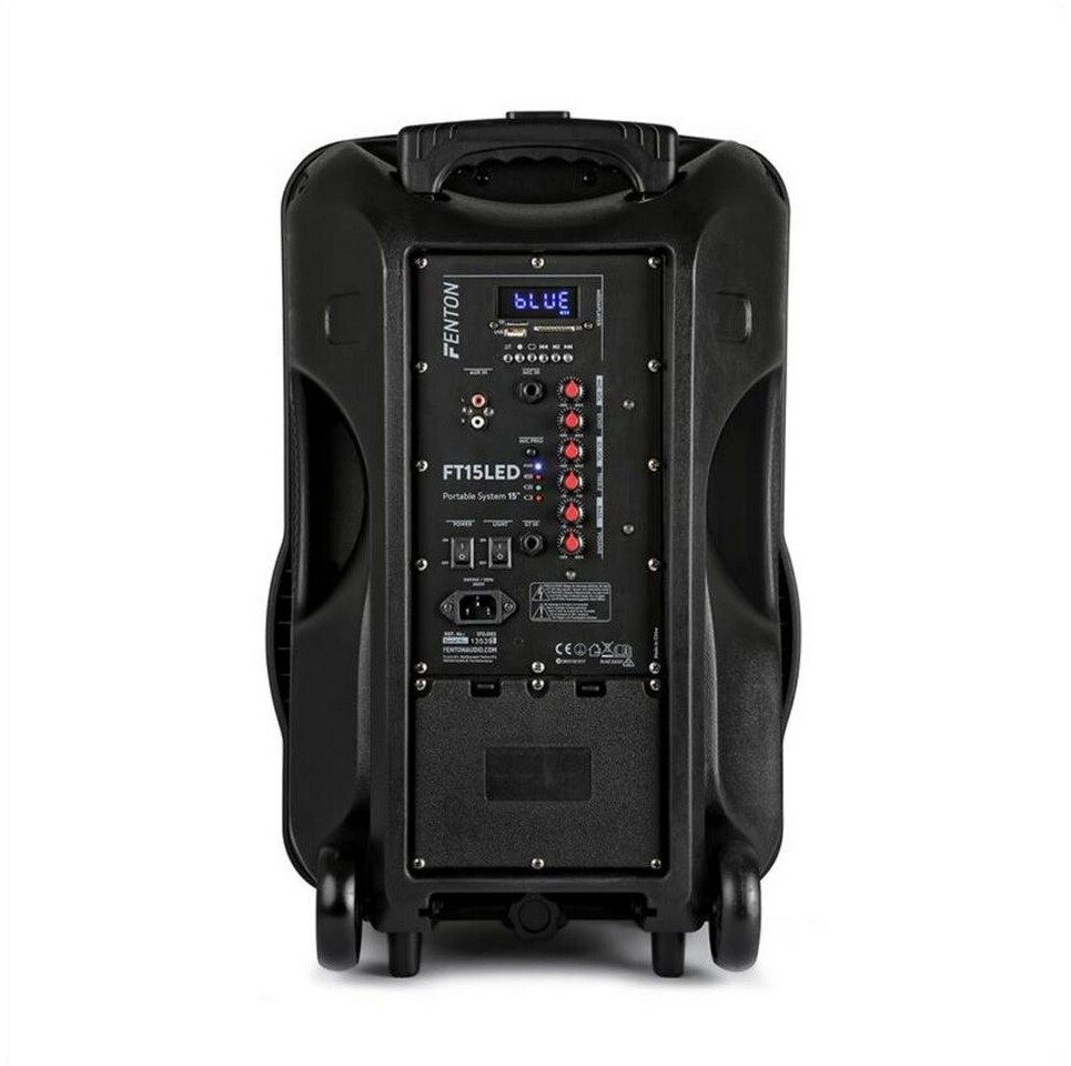 Fenton FT1500A Set enceinte sono Bluetooth active 15 / 38cm 350W + micro -  noir
