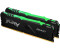 Kingston FURY Beast RGB Kit 16 Go deux barrettes DDR4-3600 CL17 (KF436C17BBAK2/16)