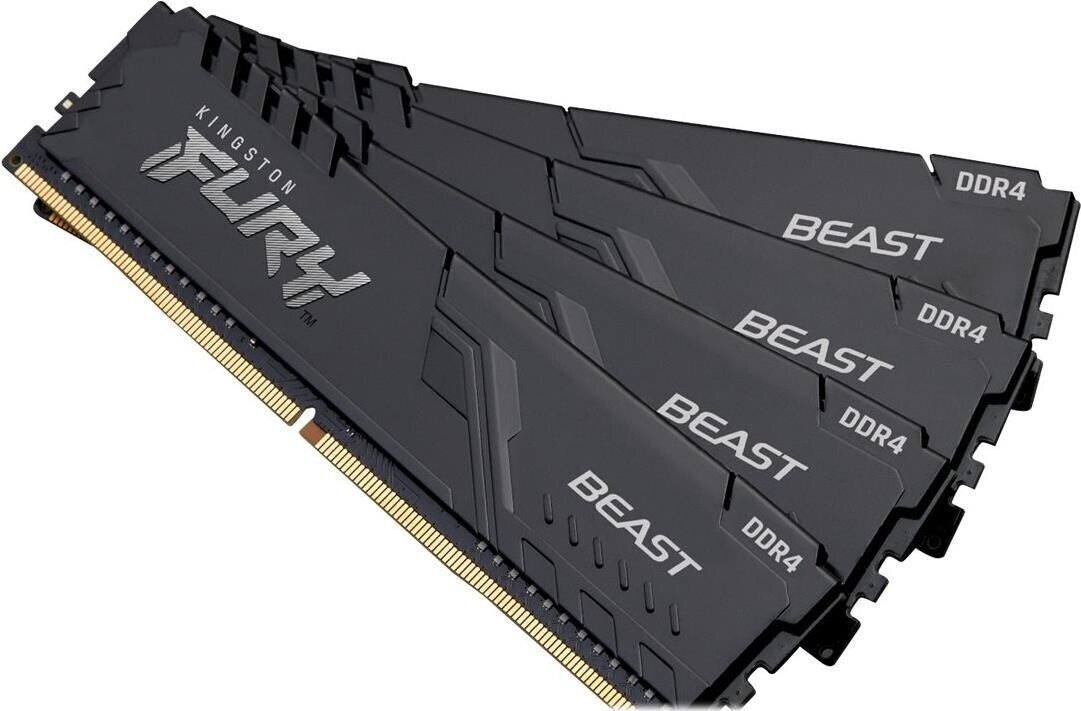 Kingston FURY Beast 128 Go quatre barrettes DDR4-3200 CL16 (KF432C16BBK4/128)