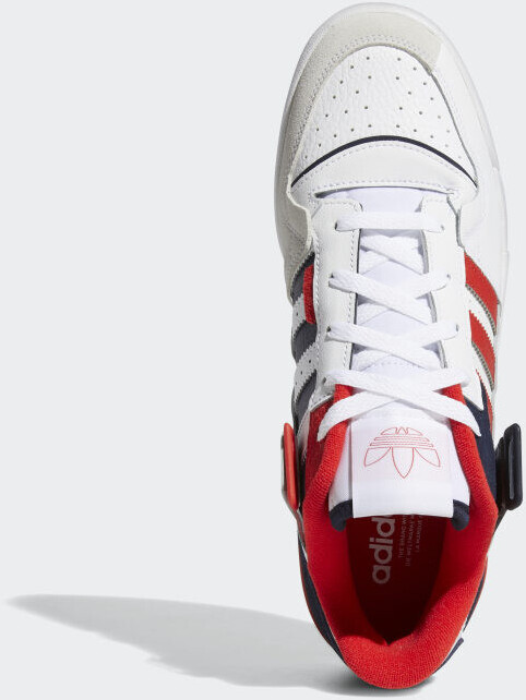 adidas forum low cloud white red cloud white