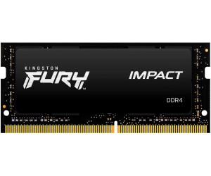 Kingston FURY Impact SO-DIMM 32 Go (2 x 16 Go) DDR4 2666 MHz CL15
