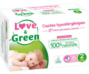 Couches Love & Green Taille 3 (4-9 kg) - Pharmacie de la Paderne