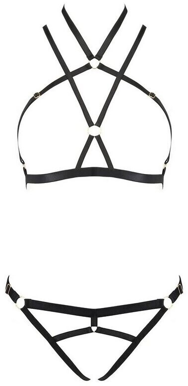 Passion Harness Lingerie Set ouvert