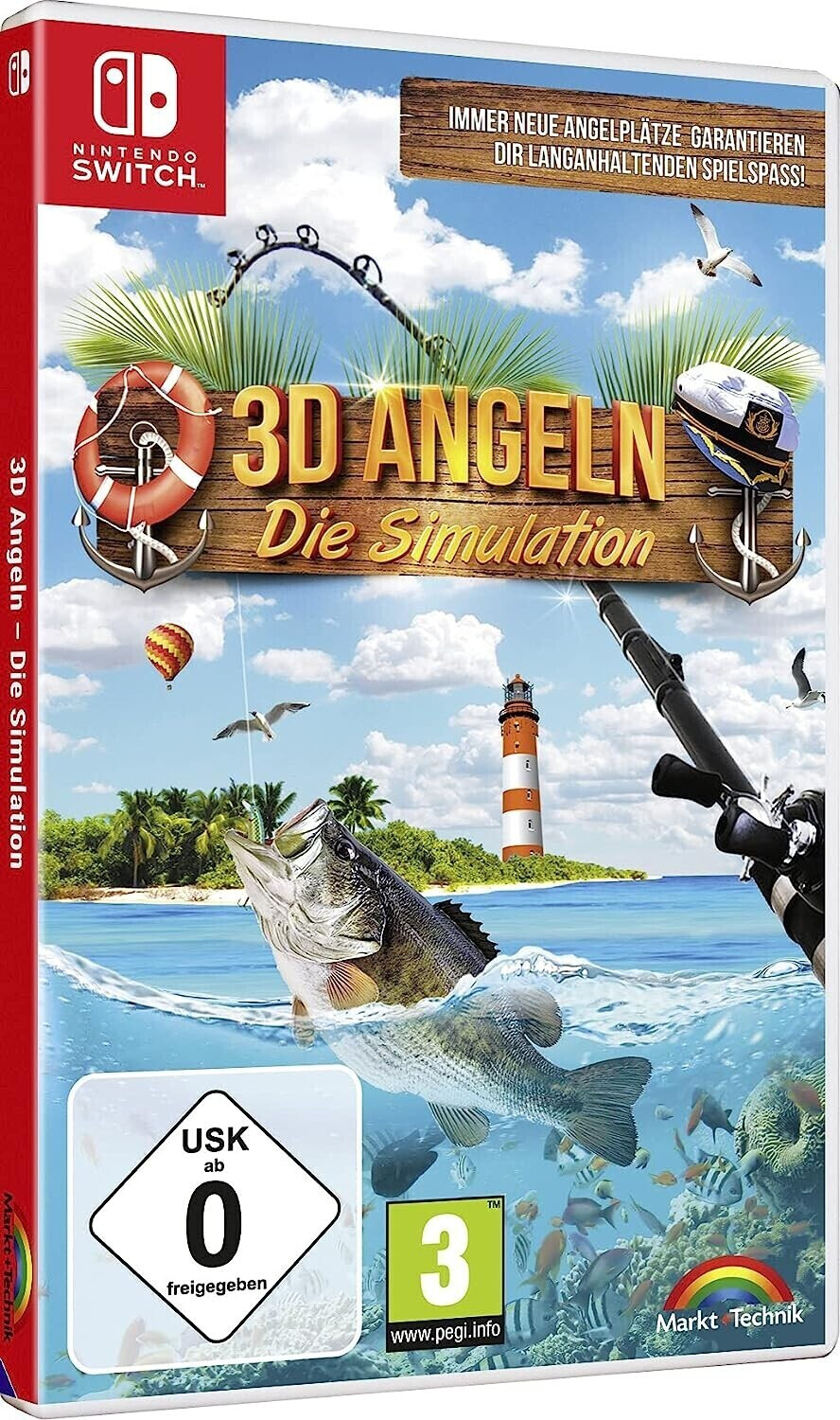 3D Arcade: fishing (Switch)