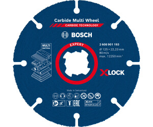 Accessorio Smerigliatrice Angolare Piccolo Bosch Professional 1x Mole da Taglio X-LOCK Expert Carbide Multi Wheel per Legno Duro Ø 125xX-LOCK x mm