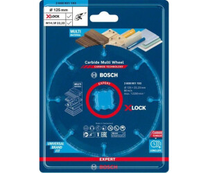 Soldes Bosch Accessories Expert MultiMaterial X-LOCK 125 x 2,4 x 22,23 mm  (2608900670) 2024 au meilleur prix sur