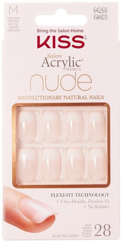 Kiss Salon Acrylic French Nude Cashmere (28pcs.)