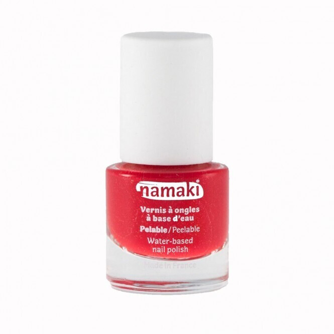 namaki Pelable Water-Based Nail Polish No.11 cherry red