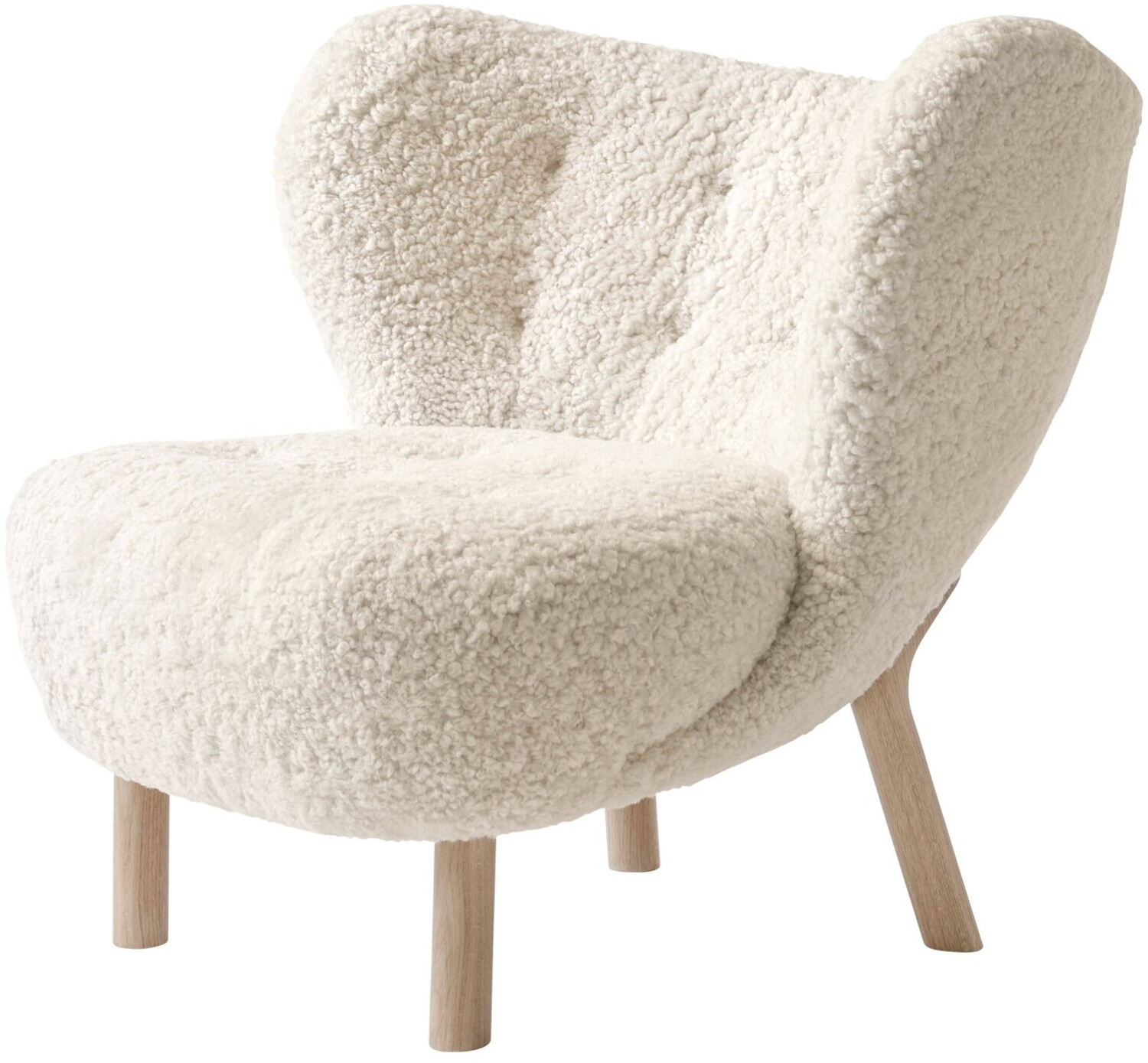 &Tradition Petra VB1 Sheepskin Moonlight / Oak white
