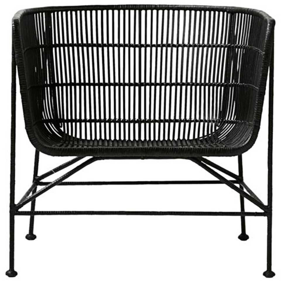 House Doctor Cuun Lounge Chair 65x70x70cm Black