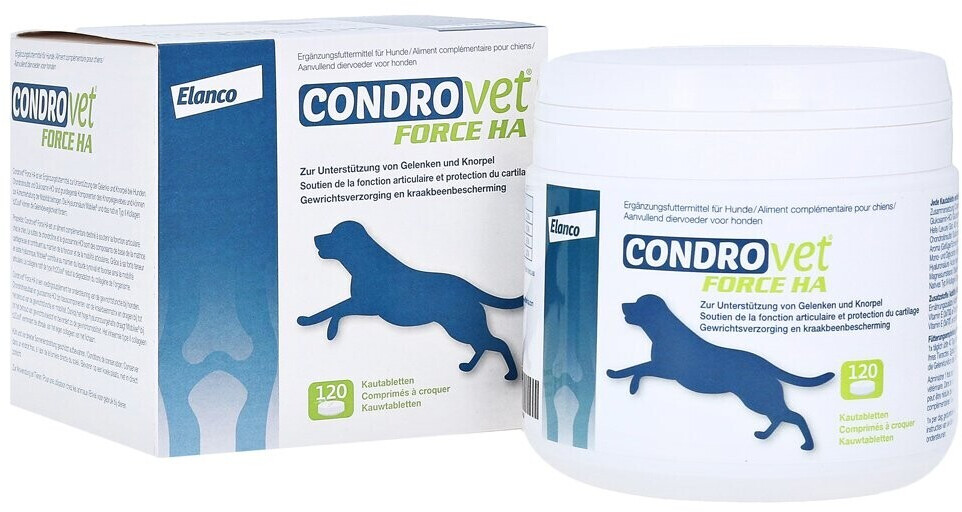 Bayer Santé Familiale Condrovet Force HA for dogs 120 pcs