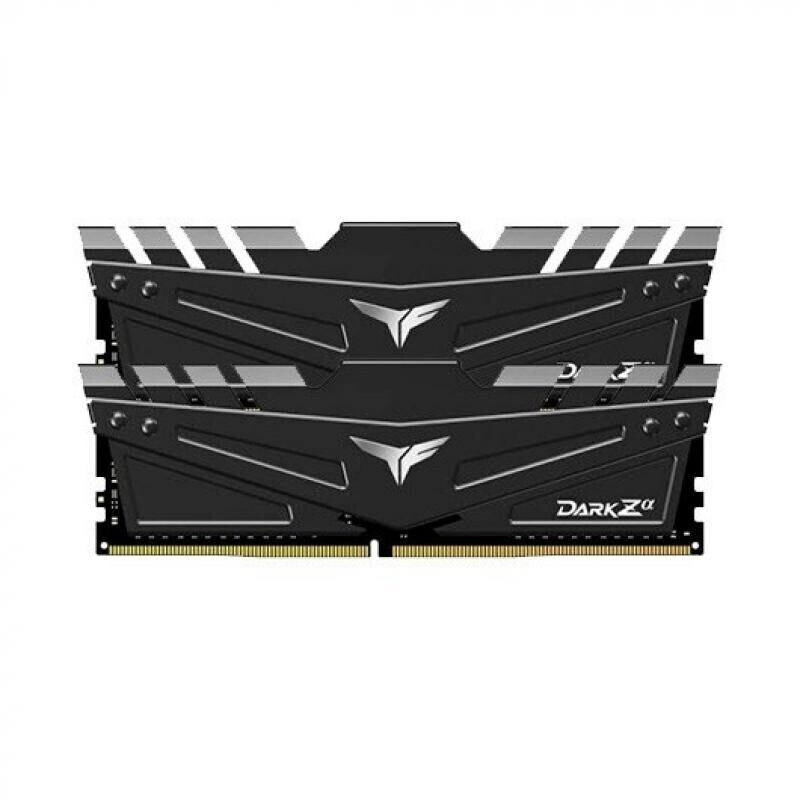 Team T-FORCE Dark Zα Kit 32 Go deux barrettes DDR4-3200 CL16 (TDZAD432G3200HC16FDC01)