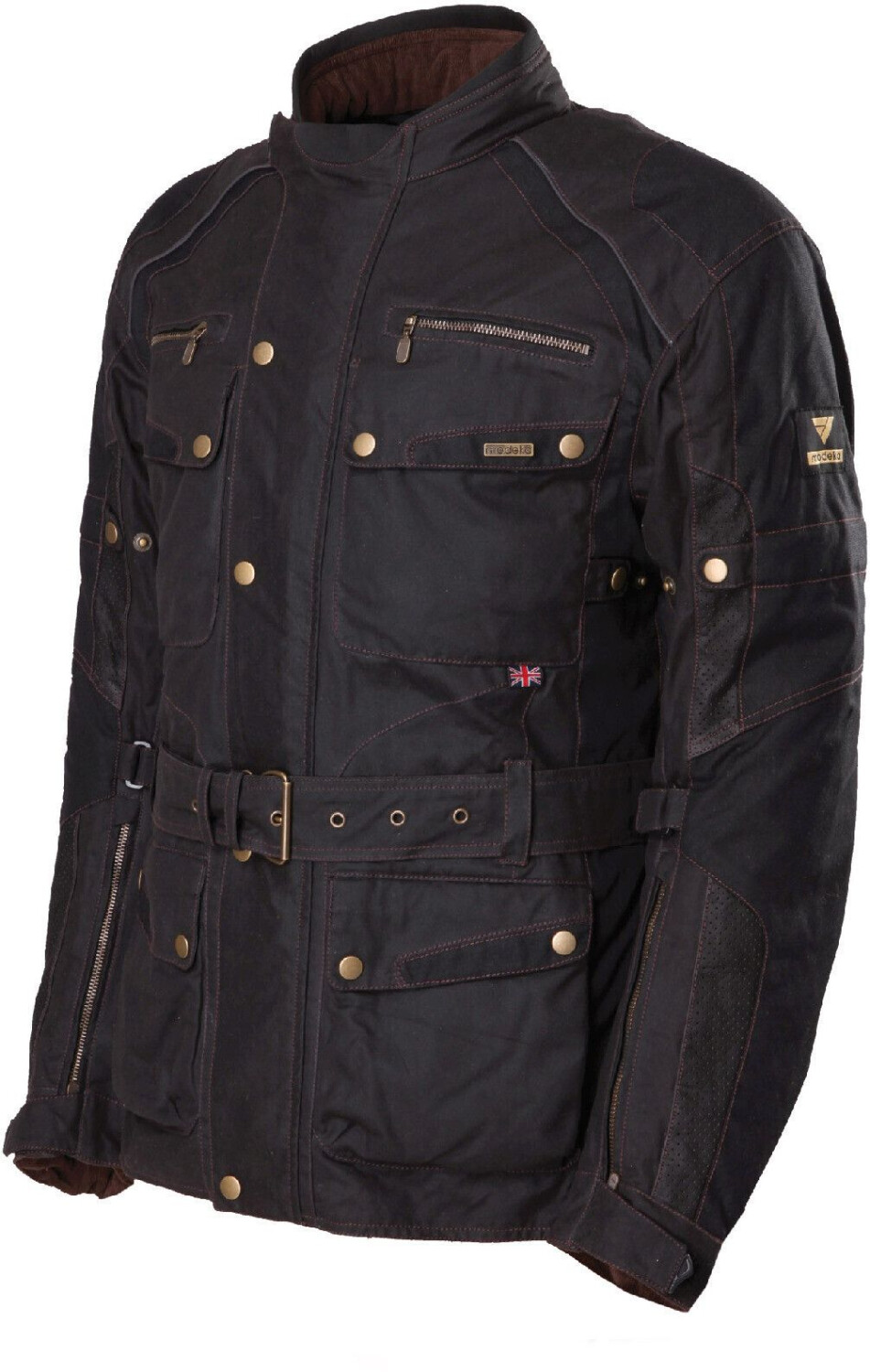 Modeka Glasgow Wax Jacket Black