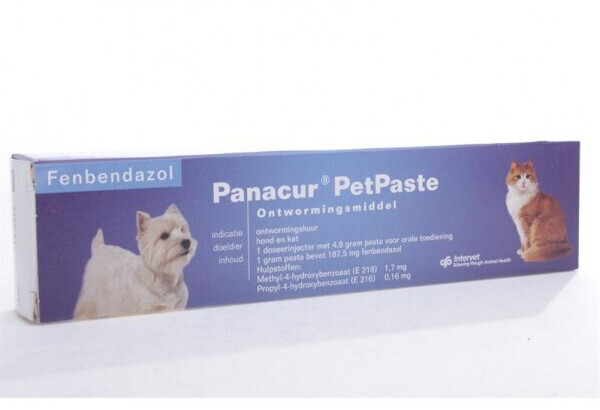 Animal Health Panacur PetPaste 4,8g | Preisvergleich Tiergesundheit bei idealo.de