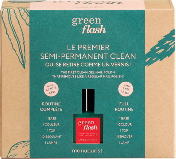 Manucurist Green Flash Starter Kit Poppy Red