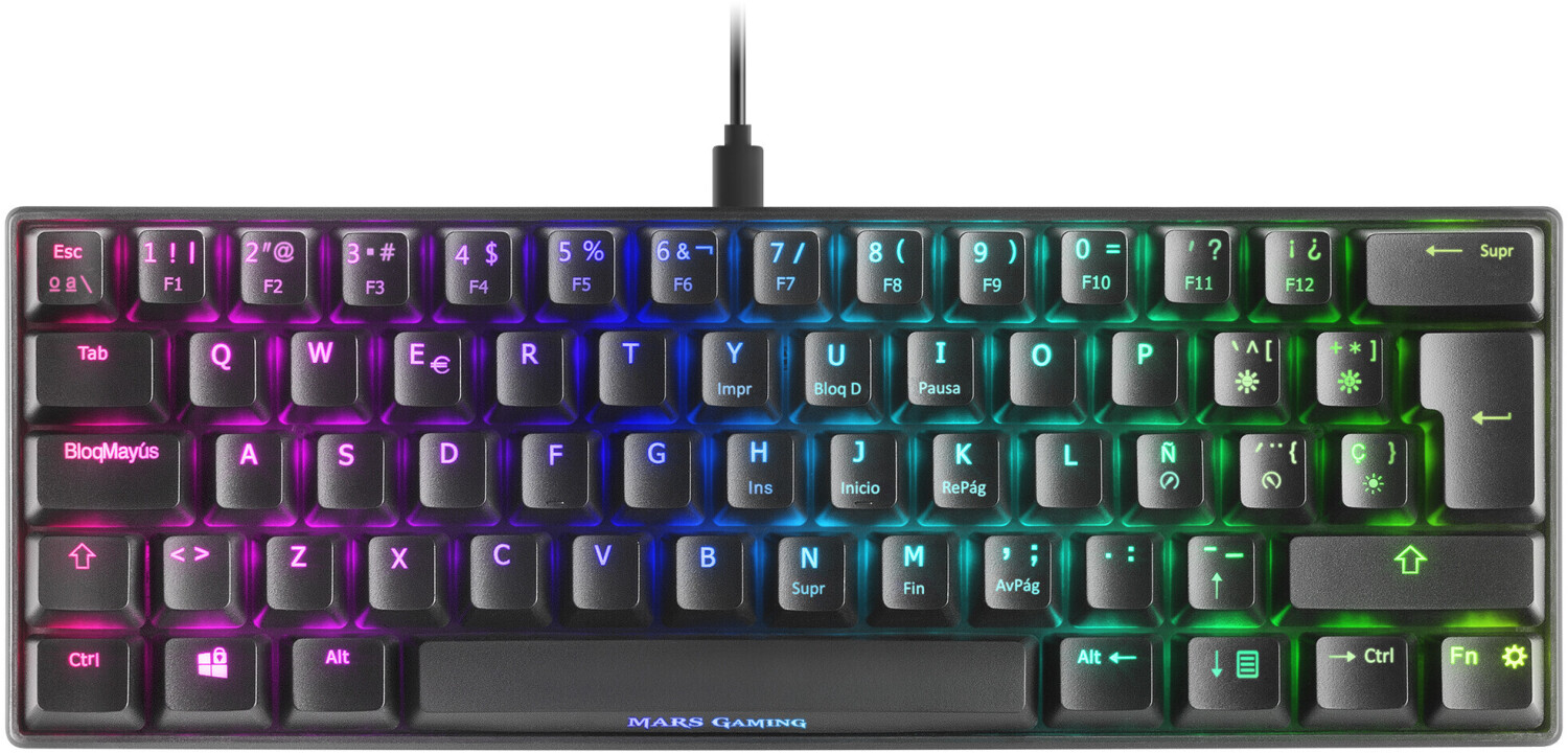 Mars Gaming MKMINI (ES) black switch red
