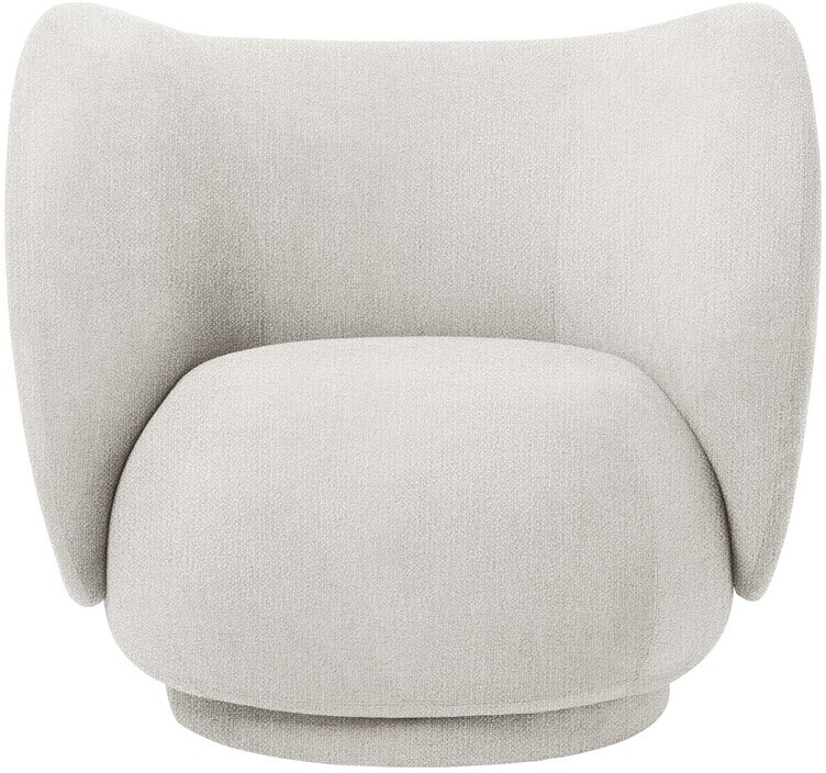 Ferm Living Fauteuil bouclé Rico beige