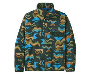 Patagonia Men's Synchilla Snap-T Fleece Pullover - European Fit (25550) arctic collage: northern green