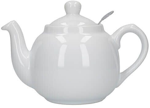 London Pottery Farmhouse Filter teapot 2-cup white