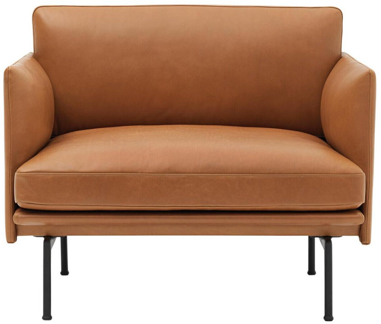 Muuto Fauteuil Outline cognac