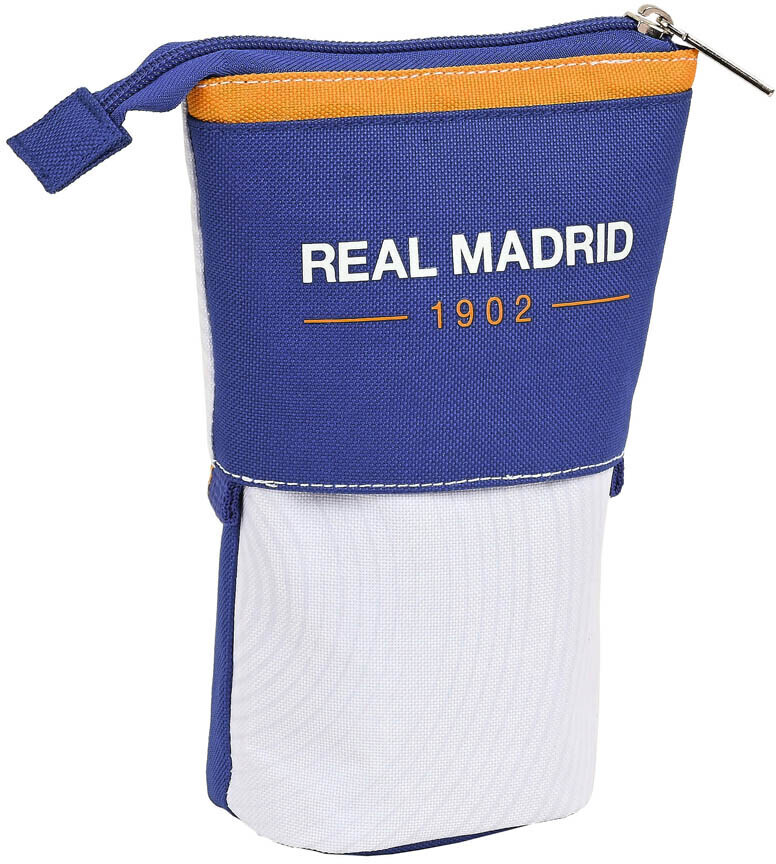 Sac à Chaussures Real Madrid Officiel 24/25 - 34x14x15cm Bleu Marine - Polyester Résistant