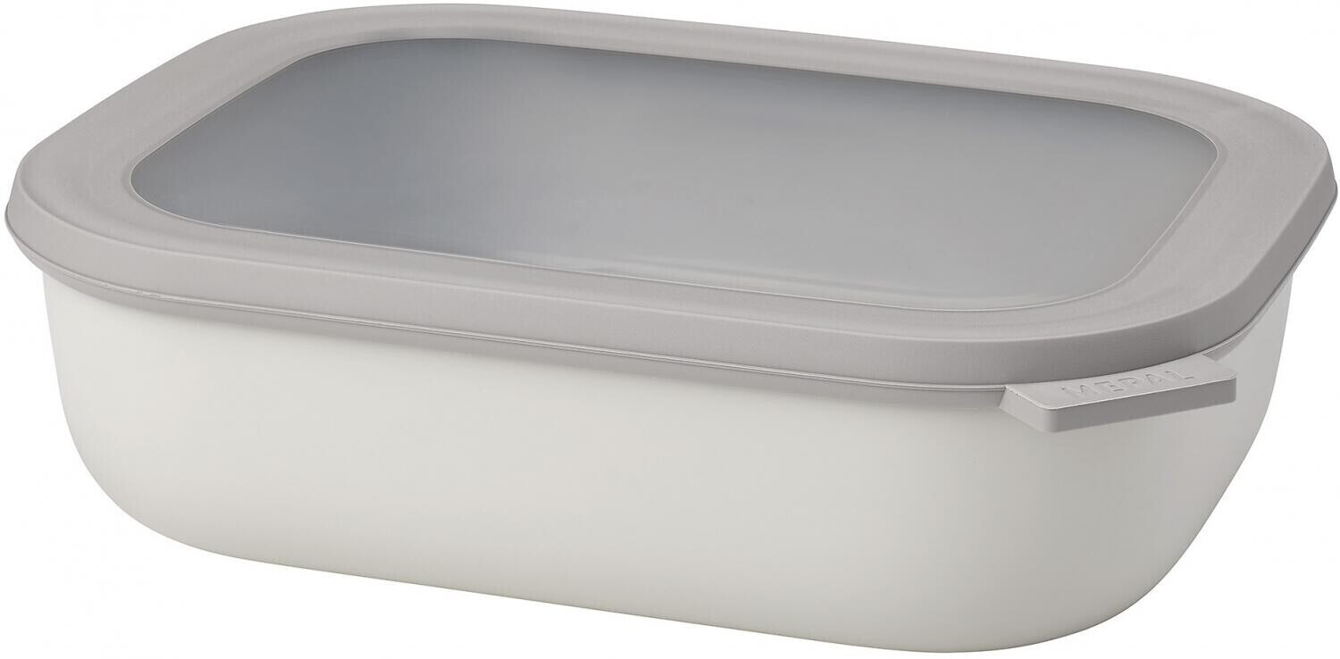 Rosti Mepal Cirqula Airtight Container rectangular 2 L nordic white