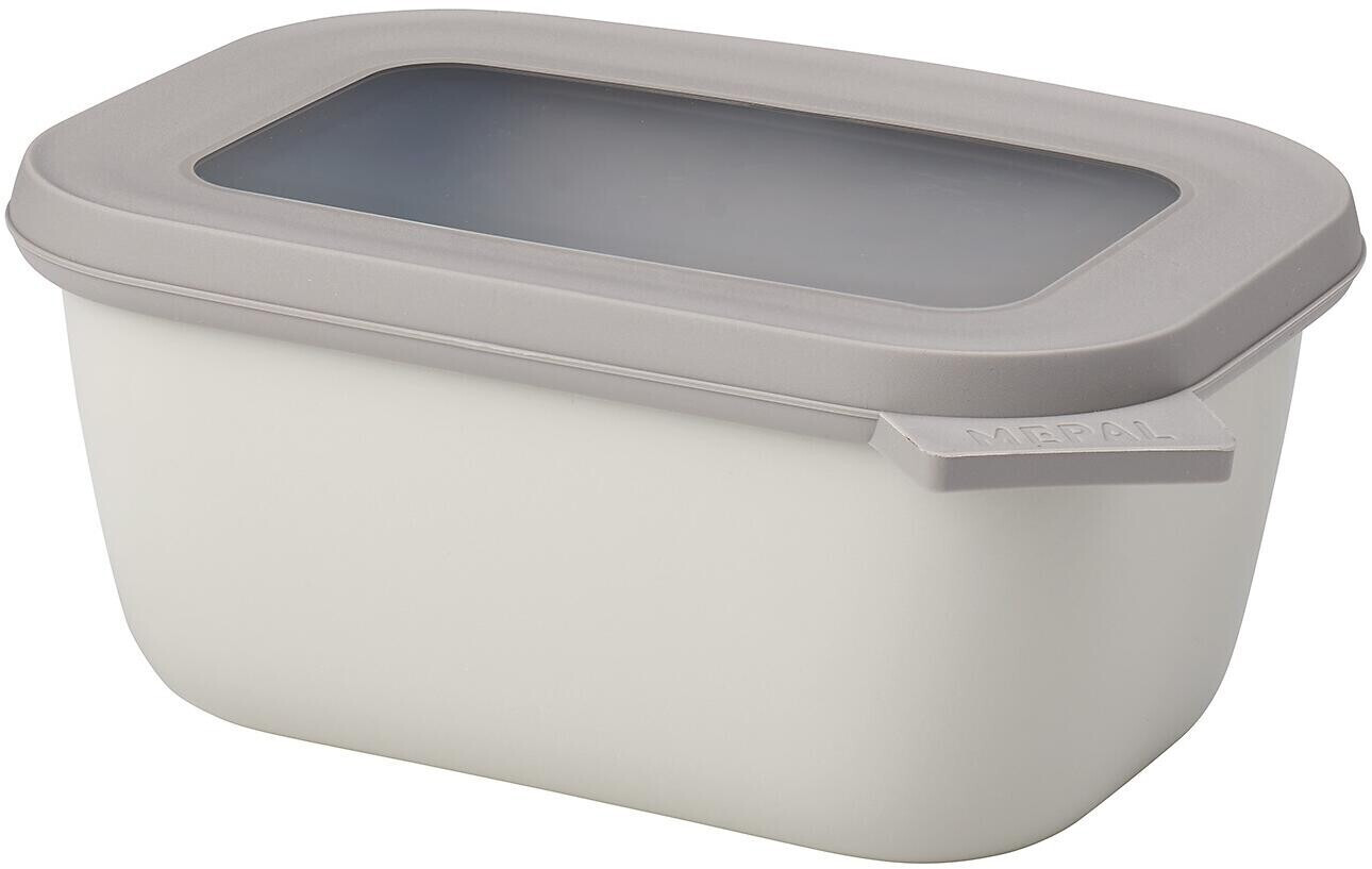 Rosti Mepal Cirqula Airtight Container rectangular 750 ml nordic white