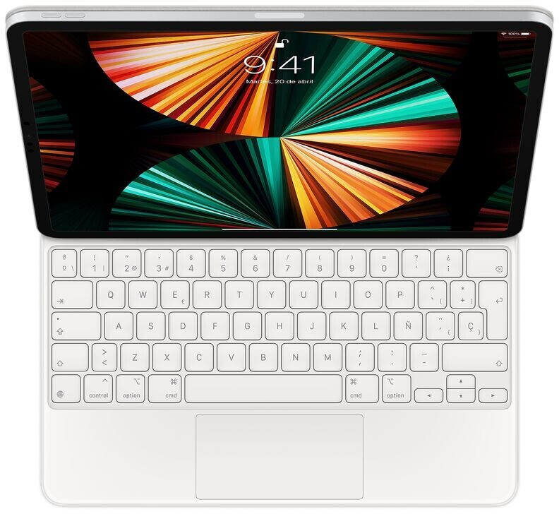 Apple Magic Keyboard pour iPad Pro 12.9 (5ème génération) (ES) blanc