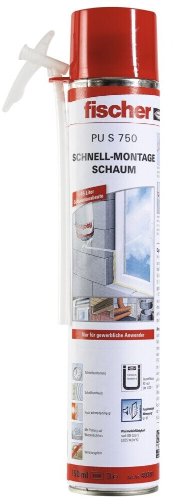 Fischer Flex PU S 750 Schnell Montageschaum Ab 7 60 Preisvergleich fischer-flex-pu-s-750-schnell-montageschaum-ab-7-60-preisvergleich