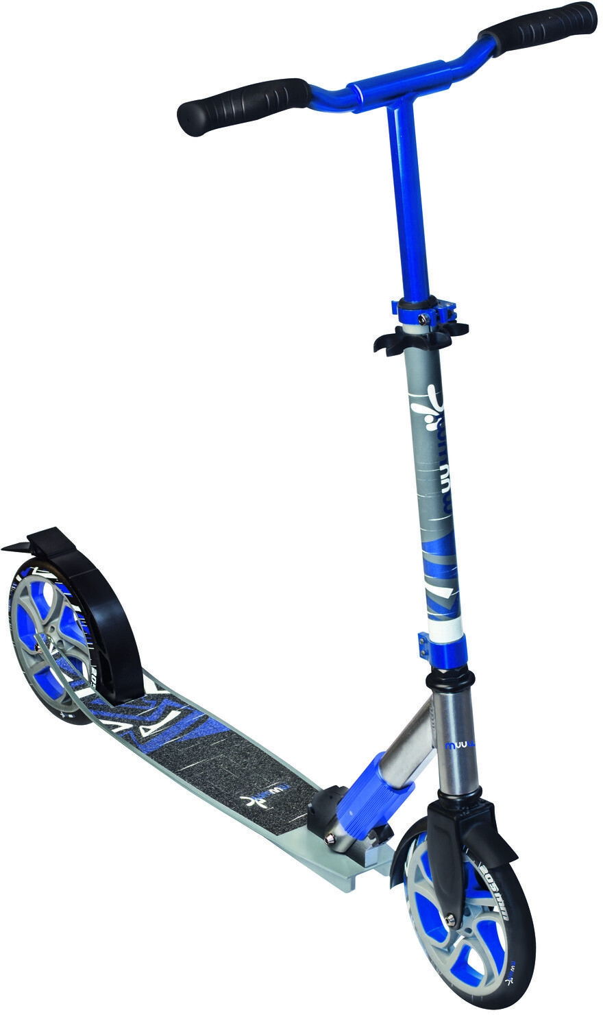 Muuwmi Aluminium Scooter Deluxe 205 mm grey/blue