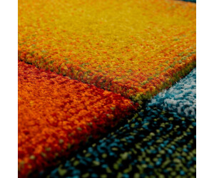 Paco-Home - Créateur Tapis Salon Original Combinaison De Couleurs Carreaux  Turquoise Brun Crème - Tapis - Rue du Commerce