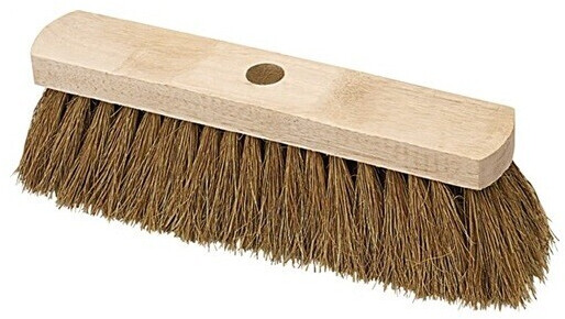 Nölle Broom coconut L.280mm saddle wood with handle hole