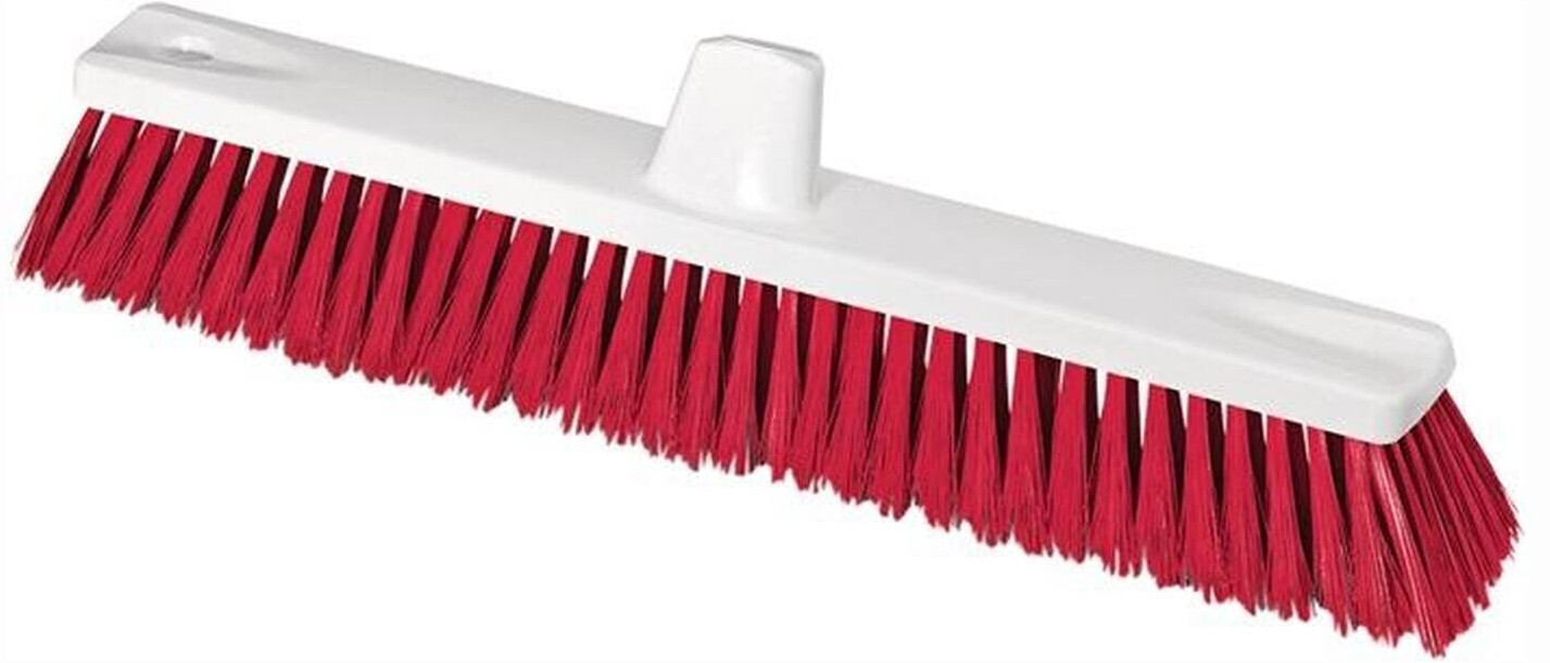 Nölle HACCP broom L.450mm bristle thickness 0.25mm red