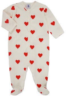 Pyjama bebe coeur rouge 2025
