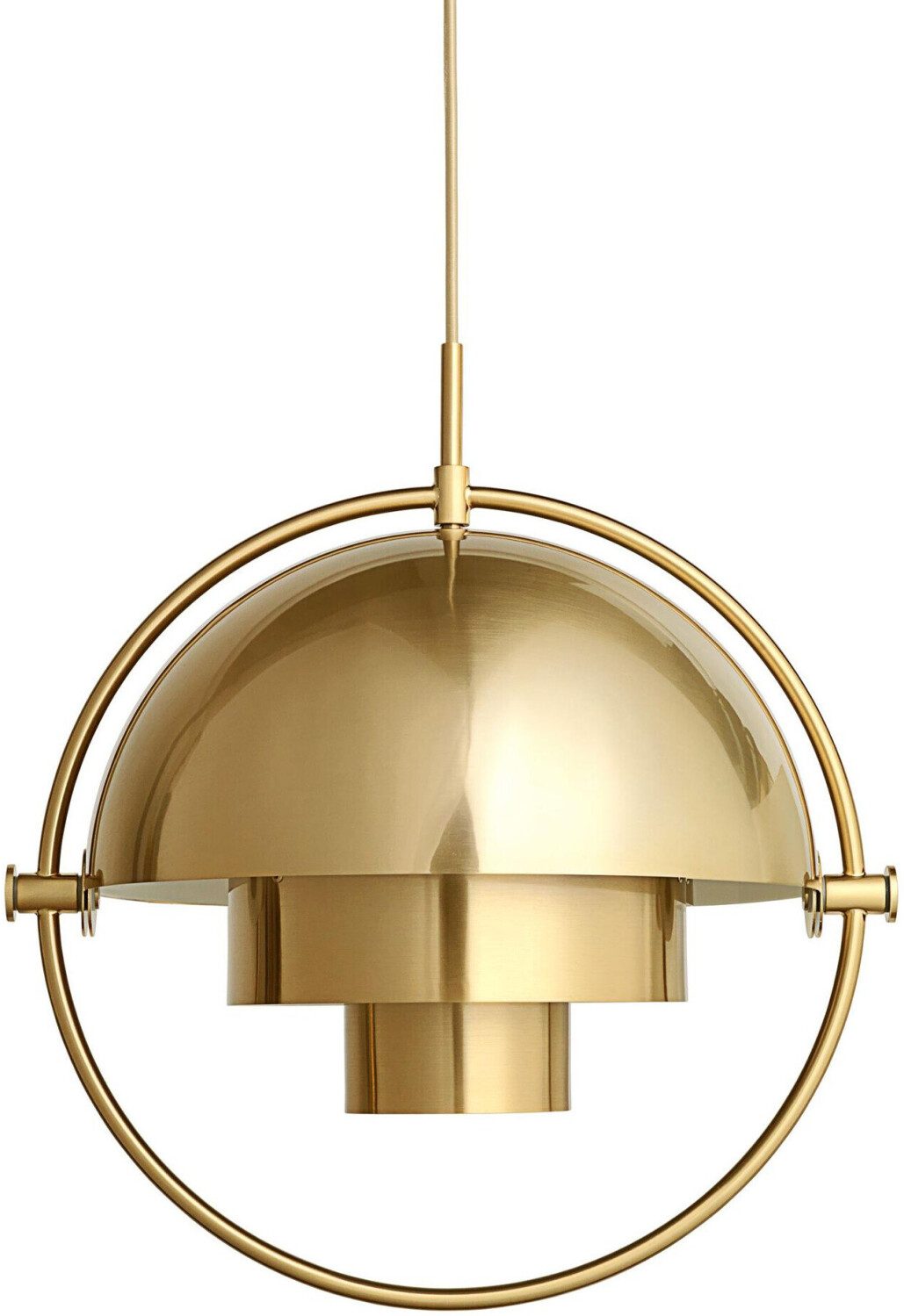 Gubi Multi-Lite Pendant Small Ø22,5cm all brass (10032993)
