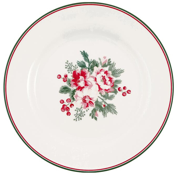 Greengate Breakfast plate Charline White (20,5 cm)