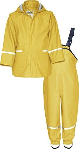 Playshoes Rain-Set Basic yellow