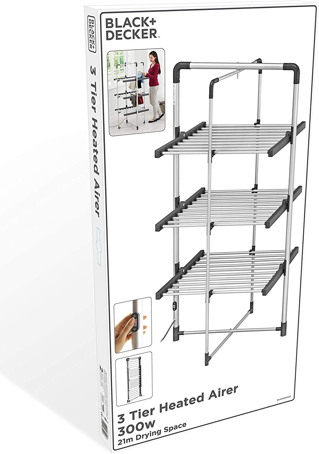 3 Tier Heated Airer