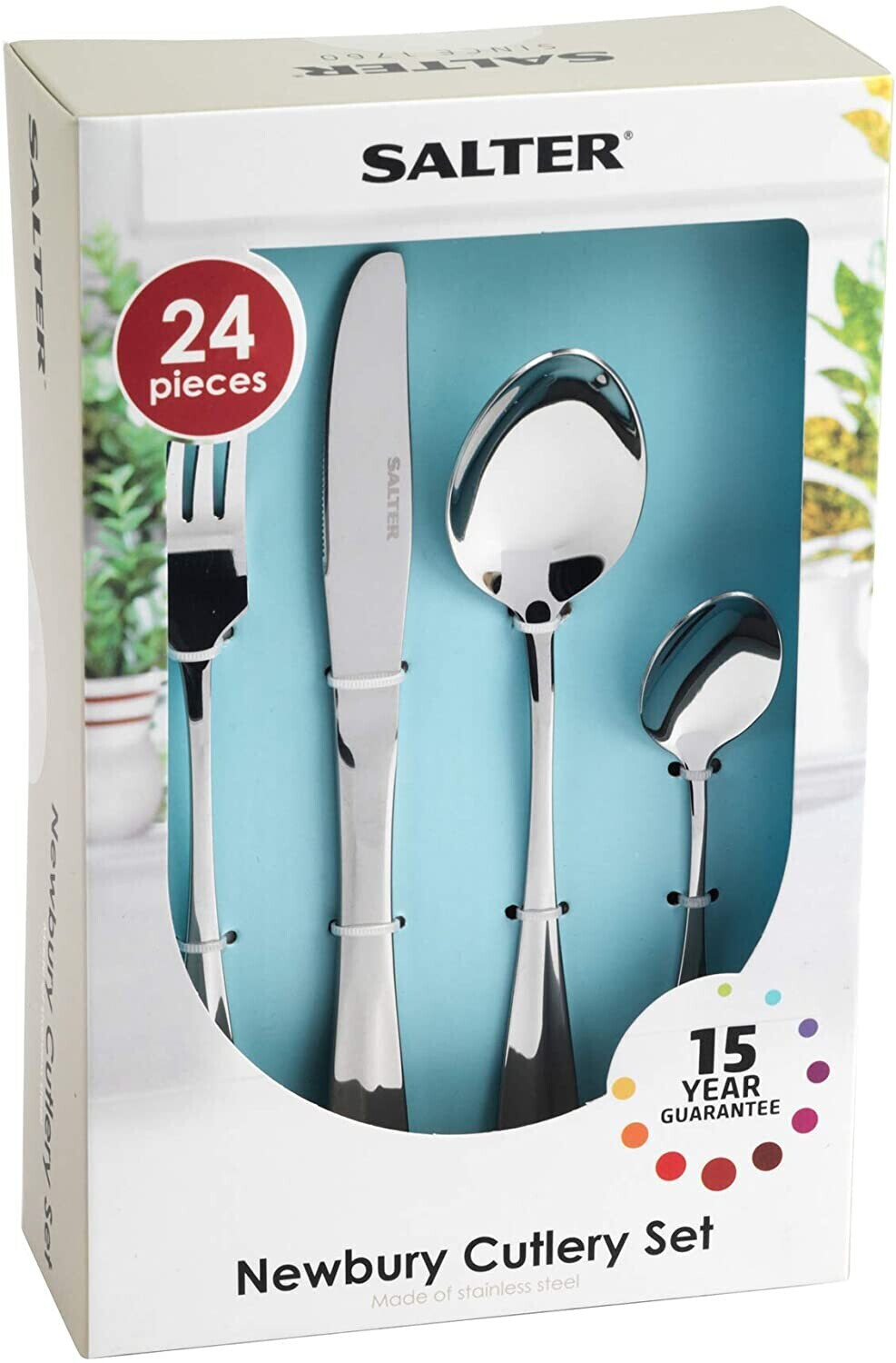 Salter BW03142 Elegance Newbury 24 Piece Cutlery Set