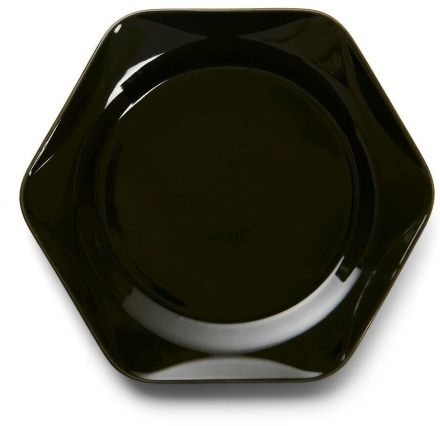 Essenza Sculpture cake plate Dark green (17 cm)
